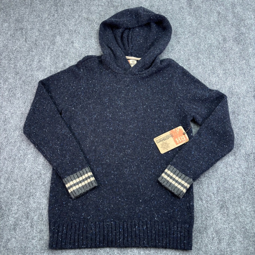 Ruff Hewn Sweater Mens Small Donegal Spec Knit Pullover‎ Hoodie Pullover Blue
